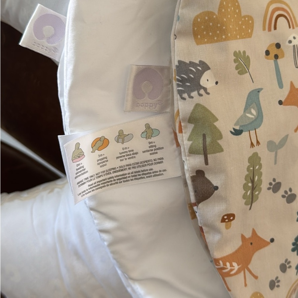 EUC Boppy Nursing Pillow & Covers - Picture 2 of 4
